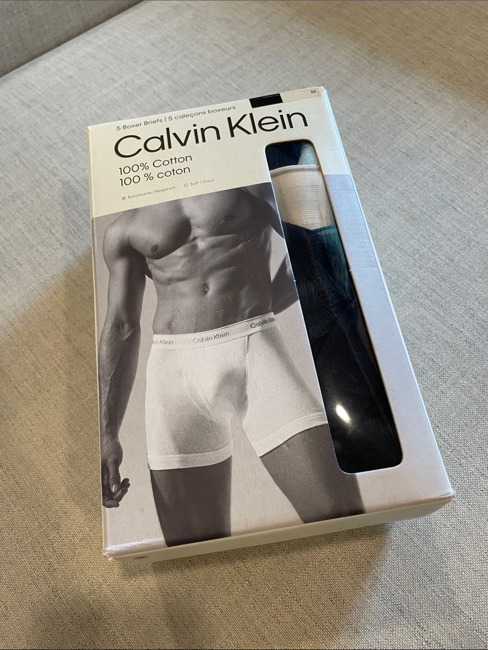 Calvin Klein Men's Boxer Briefs 5 Pack — Black 100% cotton